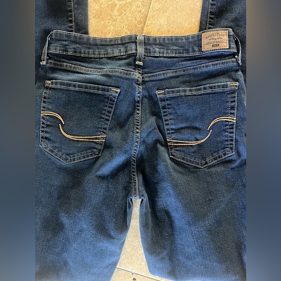 Levi Strauss signature mid rise boot cut jeans size 6 long waist 28 length 34 - Picture 8 of 11